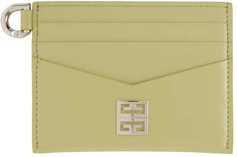 Givenchy 4G Embossed Calfskin Card Holder 